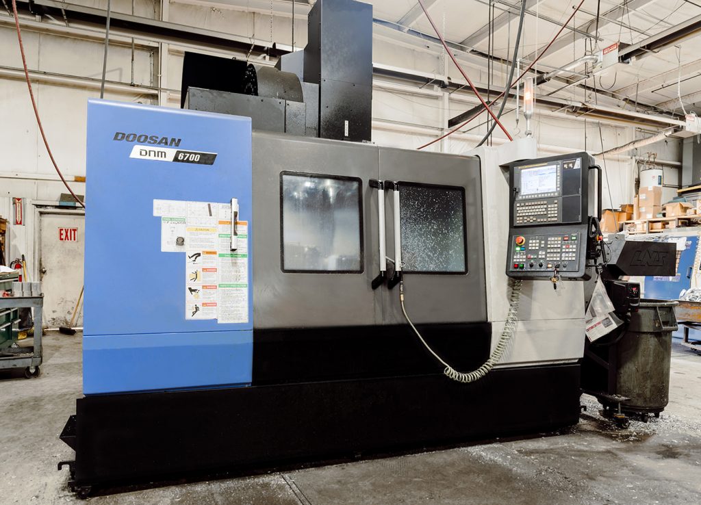 Ermak Foundry shop floor—DOOSAN DNM 6700 CNC global standard vertical machining center